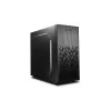PC-Gehäuse DeepCool Matrexx 30 SI Mini Tower — Micro ATX/Mini-ITX, 3x3,5 Zoll + 2x2,5 Zoll Einschübe, 25 cm GPU, 15,1 cm CPU-Kühler, obenliegendes Netzteil, schwarz
