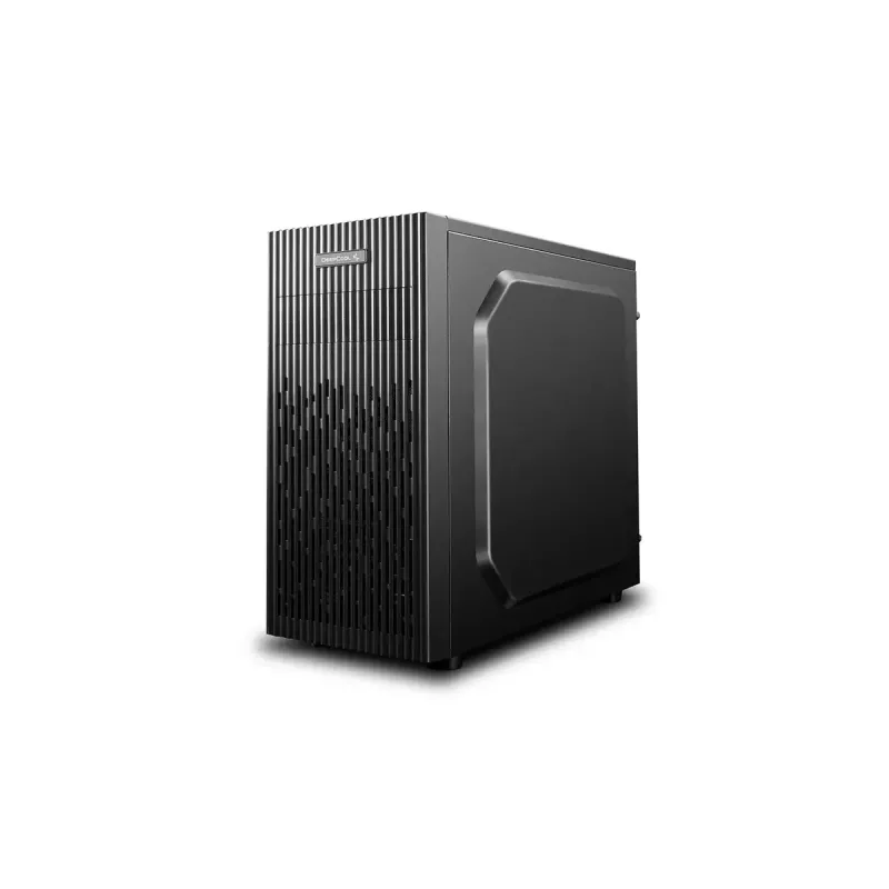 PC-Gehäuse DeepCool Matrexx 30 SI Mini Tower — Micro ATX/Mini-ITX, 3x3,5 Zoll + 2x2,5 Zoll Einschübe, 25 cm GPU, 15,1 cm CPU-Kühler, obenliegendes Netzteil, schwarz
