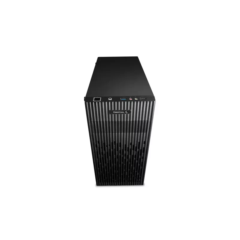 PC-Gehäuse DeepCool Matrexx 30 SI Mini Tower — Micro ATX/Mini-ITX, 3x3,5 Zoll + 2x2,5 Zoll Einschübe, 25 cm GPU, 15,1 cm CPU-Kühler, obenliegendes Netzteil, schwarz