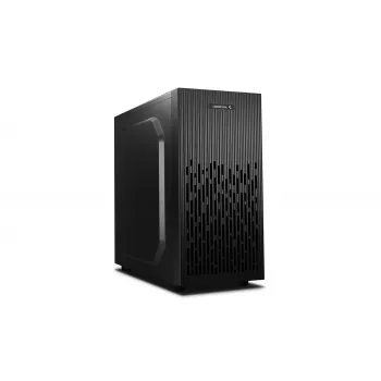 PC-Gehäuse DeepCool Matrexx 30 SI Mini Tower — Micro ATX/Mini-ITX, 3x3,5 Zoll + 2x2,5 Zoll Einschübe, 25 cm GPU, 15,1 cm CPU-Kühler, obenliegendes Netzteil, schwarz