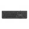 Kabelgebundene USB-Tastatur NATEC NKL-1151 — Schwarz, CZ-SK (slowakisches) Layout, 104 Tasten, USB-Kabel, 1,8 m Kabel