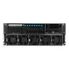 Rack-Server ASUS ESC8000A-E13 (4U) Silber – LGA 6096, AMD EPYC, DDR5, bis zu 3 TB, 24 DIMM, 2× CPU, 3200 W PSU