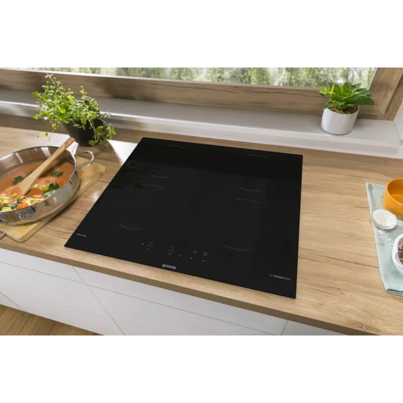 Gorenje GI6401BSCE Schwarz Einbau 59 cm Zonen-Induktionskochfeld 4 Zone(n)