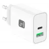 Techly IPW-USB-30WACG mobiles Ladegerät Universal Weiß AC Schnellladung Innenbereich