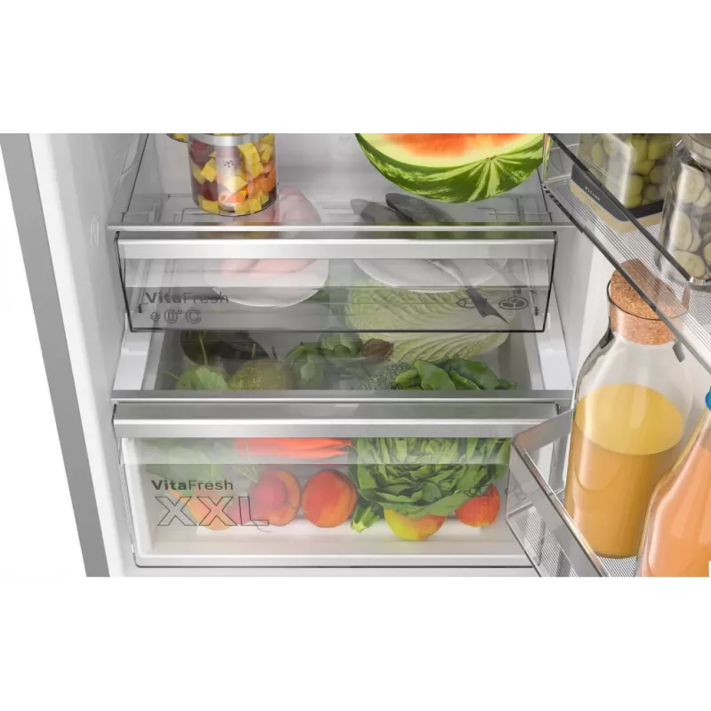 Bosch Serie 6 KGN39LBCF Kühl-Gefrierkombination Freistehend 363 L Schwarz