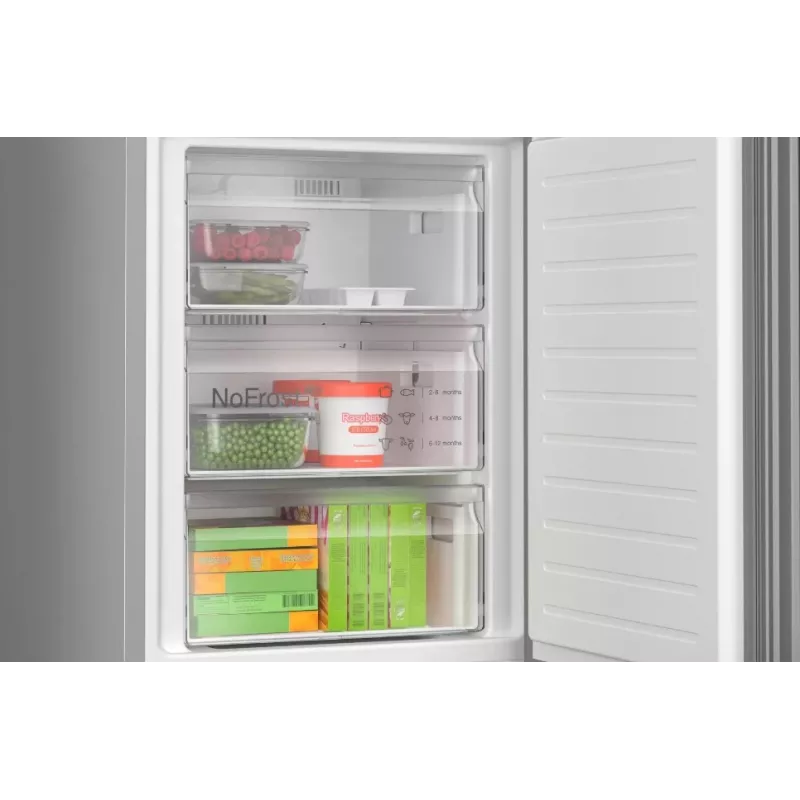 Bosch Serie 6 KGN39LBCF Kühl-Gefrierkombination Freistehend 363 L Schwarz