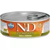 Nassfutter für Katzen Farmina N&D Pumpkin Duck 70 g Beutel, adult mature, 75% Feuchtigkeit, 13% Protein
