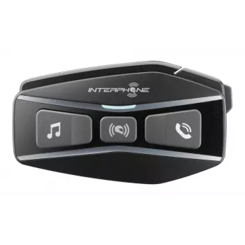 Interphone U-COM 16, 1600 m, A2DP, AVRCP, Schwarz, Wasserdicht, IP67, 8 h