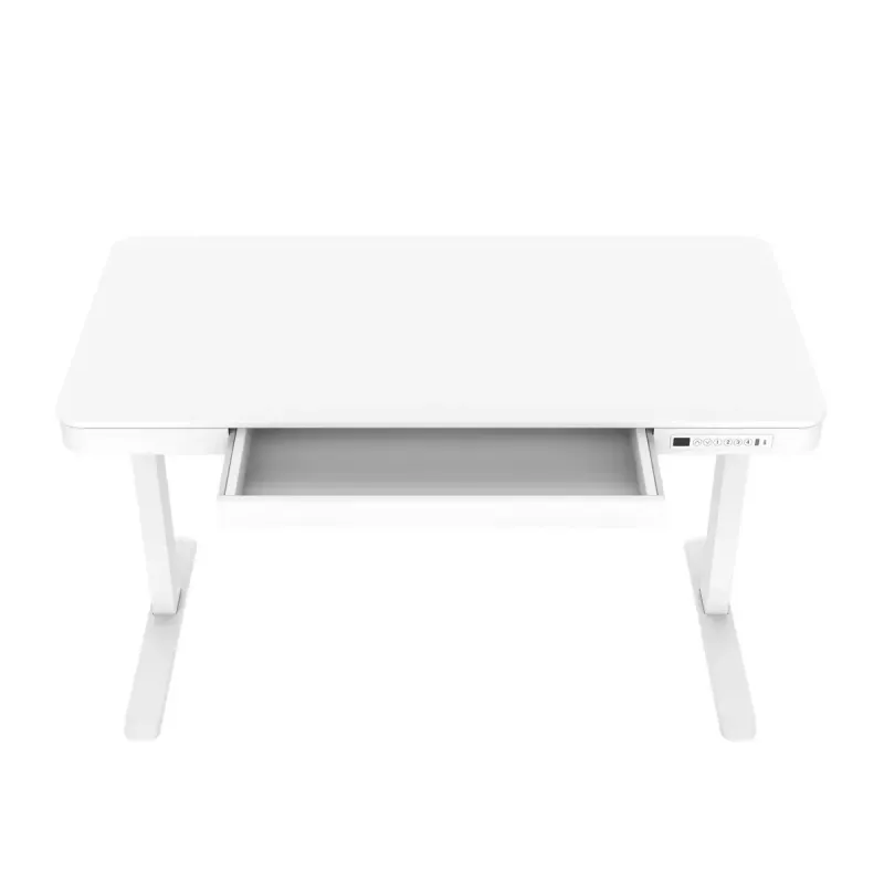 Elektrisch höhenverstellbarer Schreibtisch ActiveJet ET119W-C 140x70 cm, Hub 50 cm, Belastung 45 kg, weiß