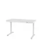 Elektrisch höhenverstellbarer Schreibtisch ActiveJet ET119W-C 140x70 cm, Hub 50 cm, Belastung 45 kg, weiß
