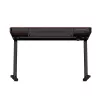 Schreibtisch ActiveJet ET119W-C elektrisch höhenverstellbar 140 x 70 cm schwarz/walnuss mit USB-A- und USB-C-Anschlüssen