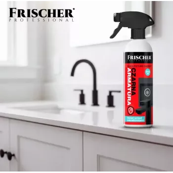 Reinigungsflüssigkeit FRISCHER Frischer Reiniger für schwarze Armaturen 0,5 L Sprühflasche für schwarze Armaturen