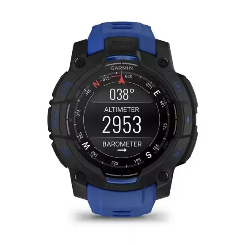 Smartwatch GARMIN Instinct 3 AMOLED 1,2 Zoll GPS, 45 mm Gehäuse, 390x390 Display, 10 ATM, Li-Ion-Akku