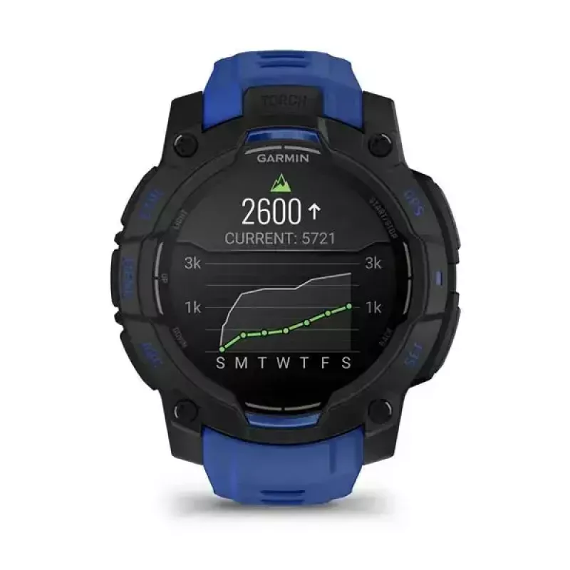 Smartwatch GARMIN Instinct 3 AMOLED 1,2 Zoll GPS, 45 mm Gehäuse, 390x390 Display, 10 ATM, Li-Ion-Akku