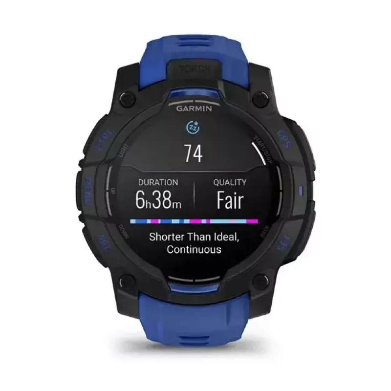 Smartwatch GARMIN Instinct 3 AMOLED 1,2 Zoll GPS, 45 mm Gehäuse, 390x390 Display, 10 ATM, Li-Ion-Akku
