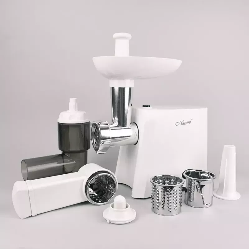 Fleischwolf Maestro MR852, 1000 W, weiß, Edelstahlmesser, Rückwärtsfunktion