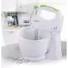 Maestro MR-551 Küchenmaschine mit rotierender Schüssel, 600 W, Schwarz/Stahl