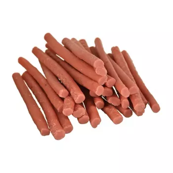 Hundeleckerli PETITTO Lachs Kabanos 500 g — Lachs-Kabanos-Snack für Hunde