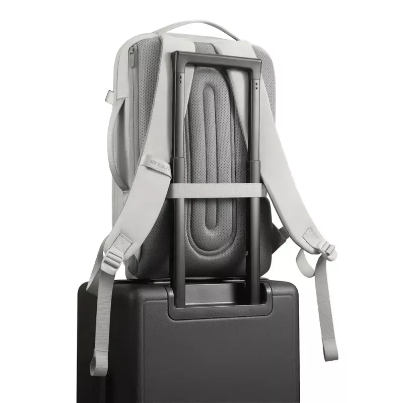 Rucksack XDDESIGN Air P706.3219 — Grau, 15 l, Laptopfach bis 39,6 cm (15,6 Zoll), abschließbarer Hauptreißverschluss