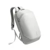 Rucksack XDDESIGN Air P706.3219 — Grau, 15 l, Laptopfach bis 39,6 cm (15,6 Zoll), abschließbarer Hauptreißverschluss