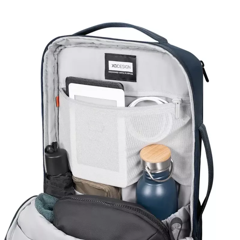 Backpack XDDESIGN Air Backpack NAVY P706.3225 – 15 L, passend für bis zu 39,6 cm (15,6 Zoll), verschließbarer Hauptreißverschluss