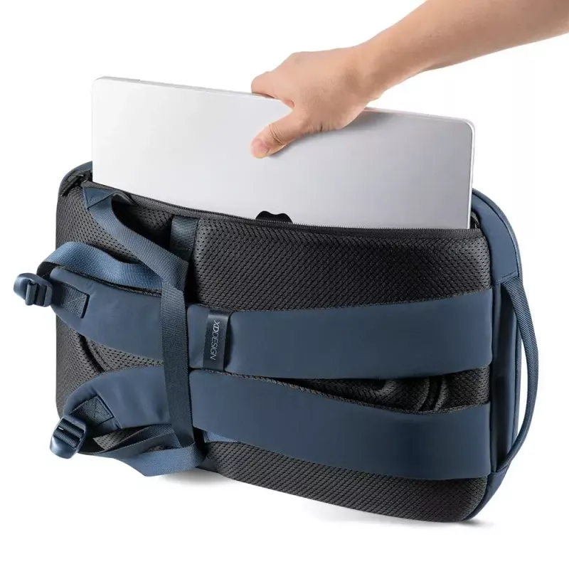 Backpack XDDESIGN Air Backpack NAVY P706.3225 – 15 L, passend für bis zu 39,6 cm (15,6 Zoll), verschließbarer Hauptreißverschluss