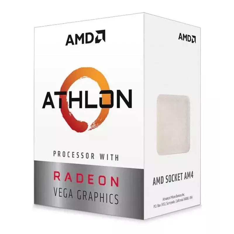 Desktop-CPU AMD Athlon 3000G, 2 Kerne, 3,5 GHz, 4 MB L3, Sockel AM4, Radeon Vega 3