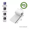 Thermorolle QOLTEC 51899 — 57 mm x 16 m, 55 g/m², BPA-frei