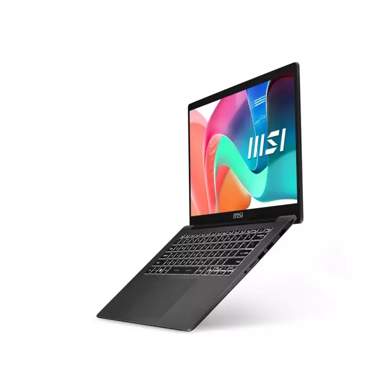 Laptop MSI Modern 14 F13MG-265PL — 14,0 Zoll FHD IPS 60 Hz, Intel Core i5-1334U, 16 GB DDR4, 512 GB PCIe NVMe, Intel Iris Xe, Win11 Pro, Platingrau