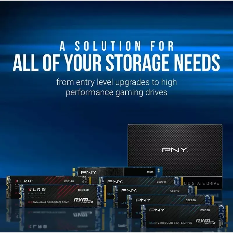 Interne SSD PNY M.2 2280 512 GB M280CS2241-512-BLK, SATA/NVMe nicht spezifiziert