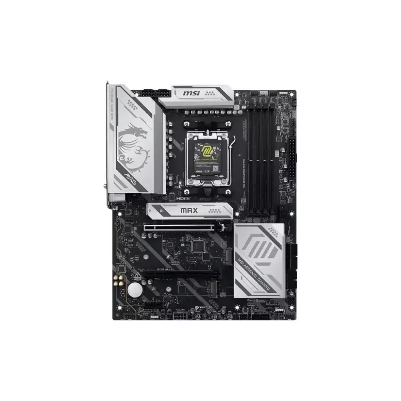 Motherboard MSI MAG X870E GAMING MAX WIFI — AMD X870E, Sockel AM5, DDR5, 4 DIMM, ATX, Wi‑Fi 7, 5Gb LAN