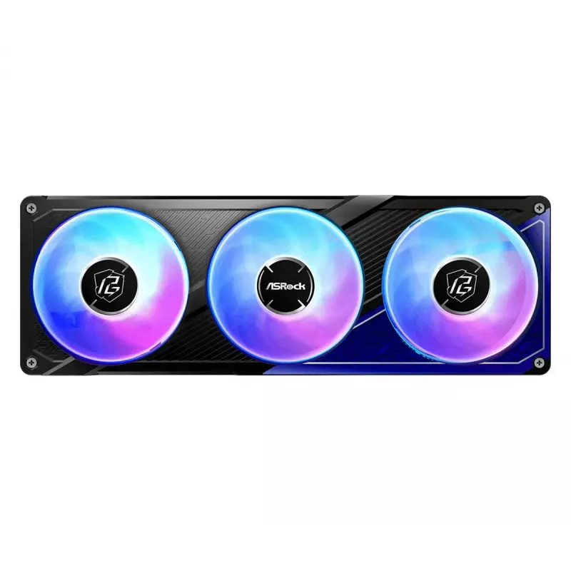 Flüssigkeitskühlungsset ASRock Phantom Gaming 360 LCD — 120-mm-Lüfter, LGA1700/AM5/AM4, Schwarz