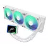 ASROCK Challenger 360 Digital ARGB White — 360mm CPU-Flüssigkeitskühler, digitale ARGB-Beleuchtung, weißes Finish