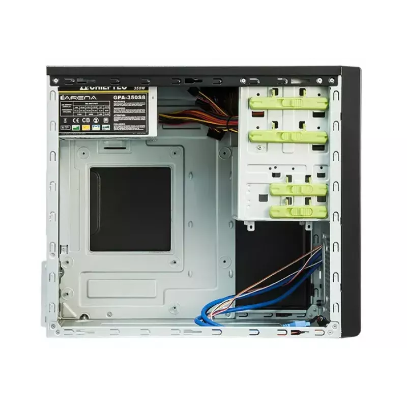 Chieftec XT-01B-350GPB Computergehäuse Mini Tower Schwarz 350 W