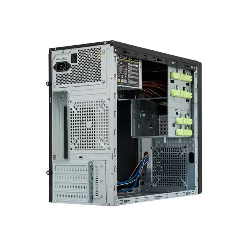 Chieftec XT-01B-350GPB Computergehäuse Mini Tower Schwarz 350 W