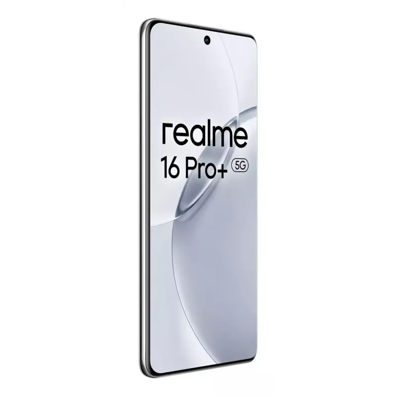 Smartphone REALME realme 16 Pro+ 6,8 Zoll 5G Snapdragon 7 Gen 4, 12 GB RAM, 512 GB, 200 MP, 7000 mAh, Grau