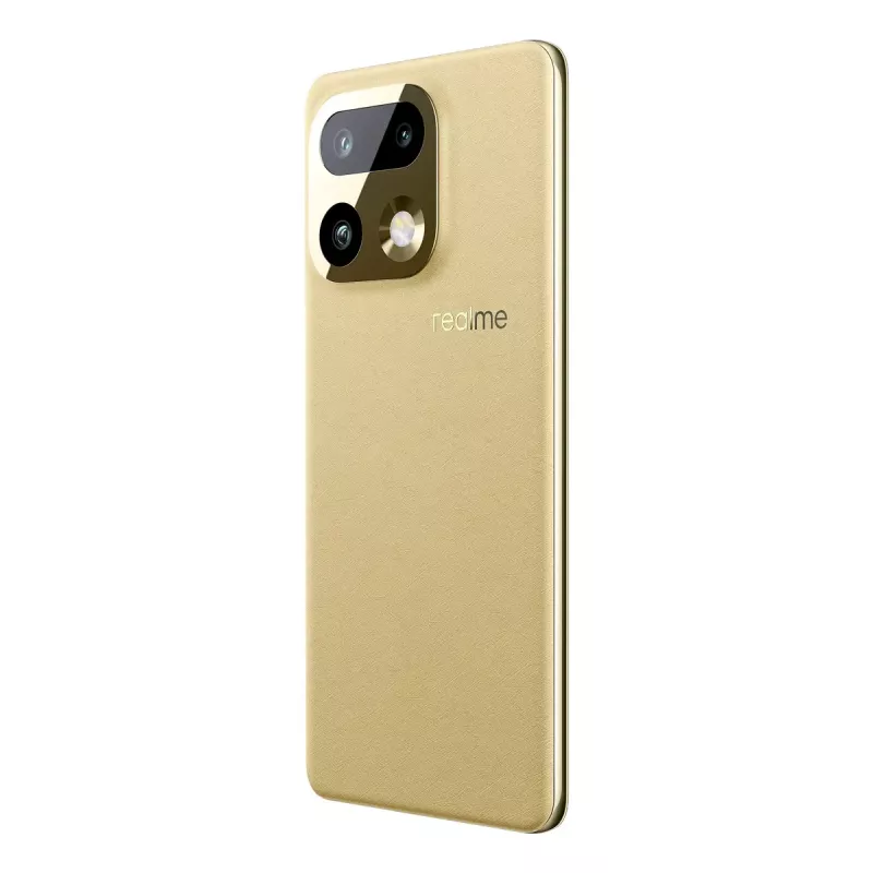 Smartphone REALME realme 16 Pro+ — 6,8 Zoll (17,3 cm) 1280×2800, Snapdragon 7 Gen 4, 12 GB RAM, 512 GB, 200 MP, 7000 mAh, Gold