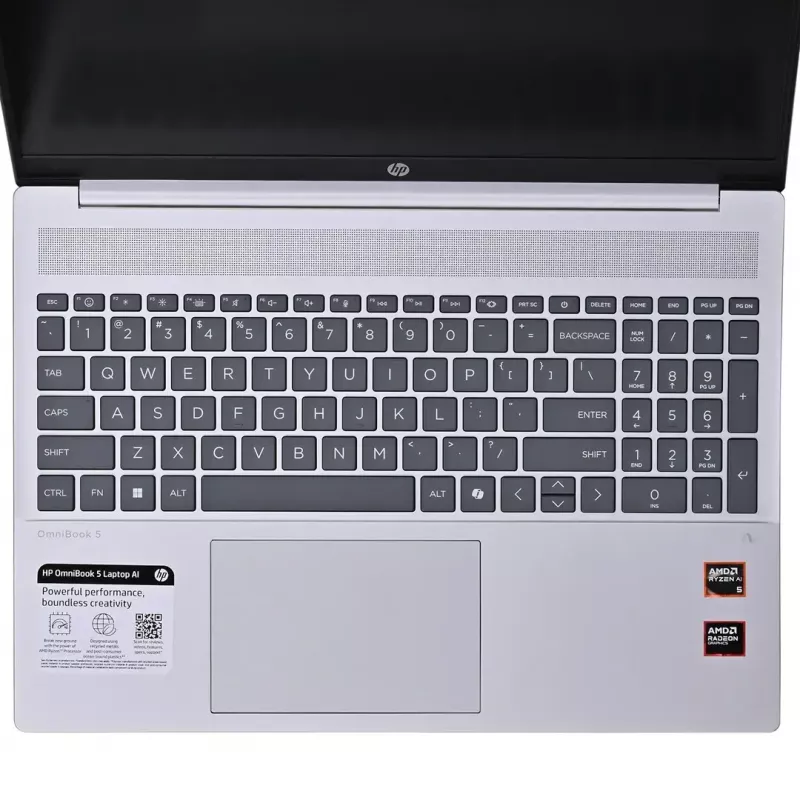 Laptop HP OmniBook 5 16-AG1065ST Ryzen AI 5 340 16 Zoll WUXGA 16 GB 512 GB SSD Bluetooth Windows 11 Meteor Silver