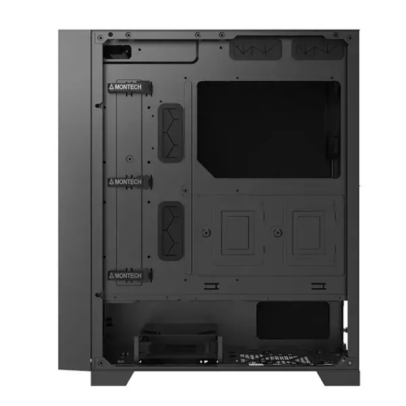 PC-Gehäuse Montech AIR 1000 SILENT Midi Tower Schwarz