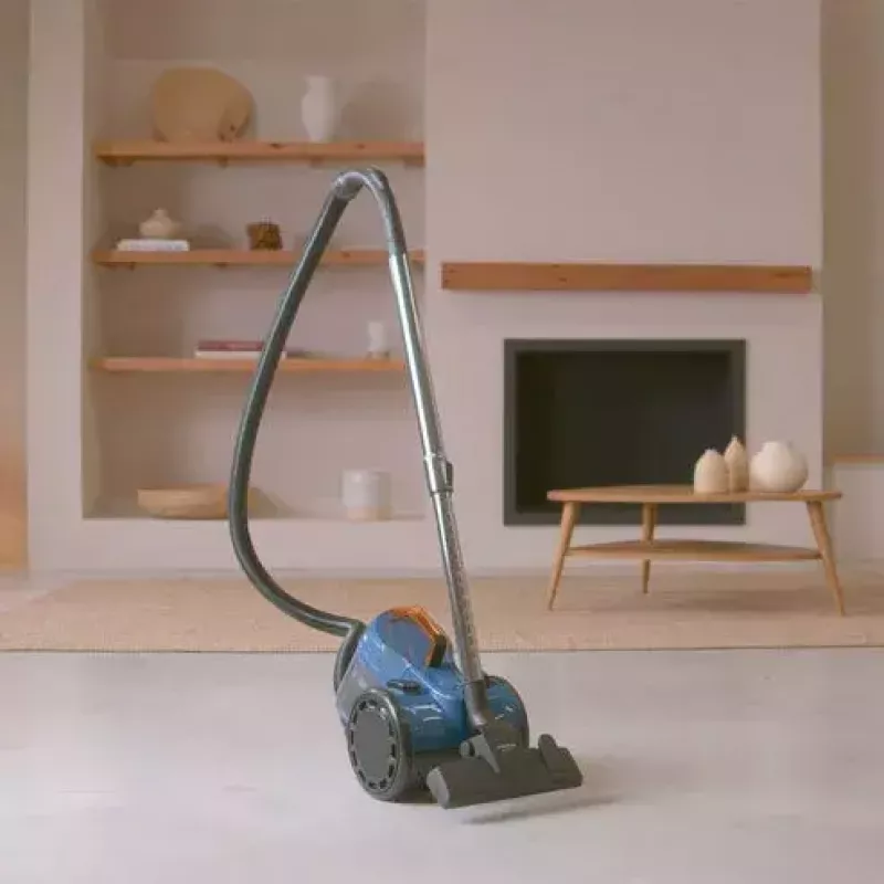 Bodenstaubsauger Taurus Homeland Cyclone 2 L, Trocken, 800 W, Beutellos, HEPA, Zyklonisch, Blau/Schwarz