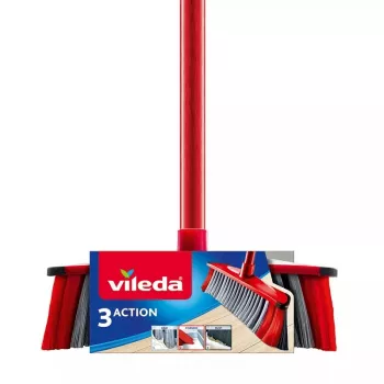 Besen VILEDA Indoor harte Borsten, Technopolymer, 1300 mm Griff, 280×60 mm Kopf