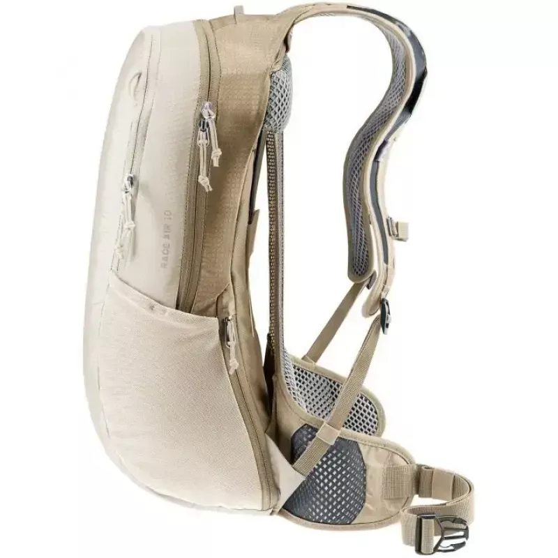 Fahrradrucksack DEUTER Race Air 10 — leichter 10-Liter-Fahrradrucksack, alu/Graustone
