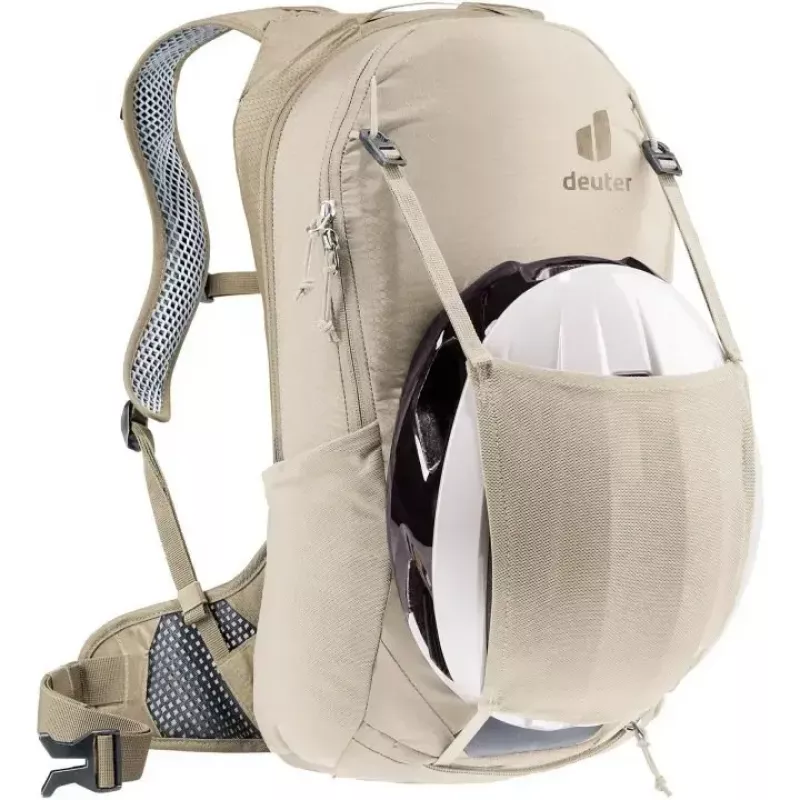 Fahrradrucksack DEUTER Race Air 10 — leichter 10-Liter-Fahrradrucksack, alu/Graustone