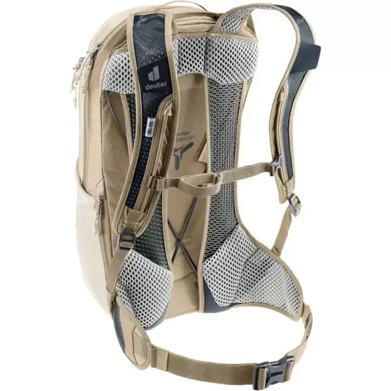 Fahrradrucksack DEUTER Race Air 10 — leichter 10-Liter-Fahrradrucksack, alu/Graustone
