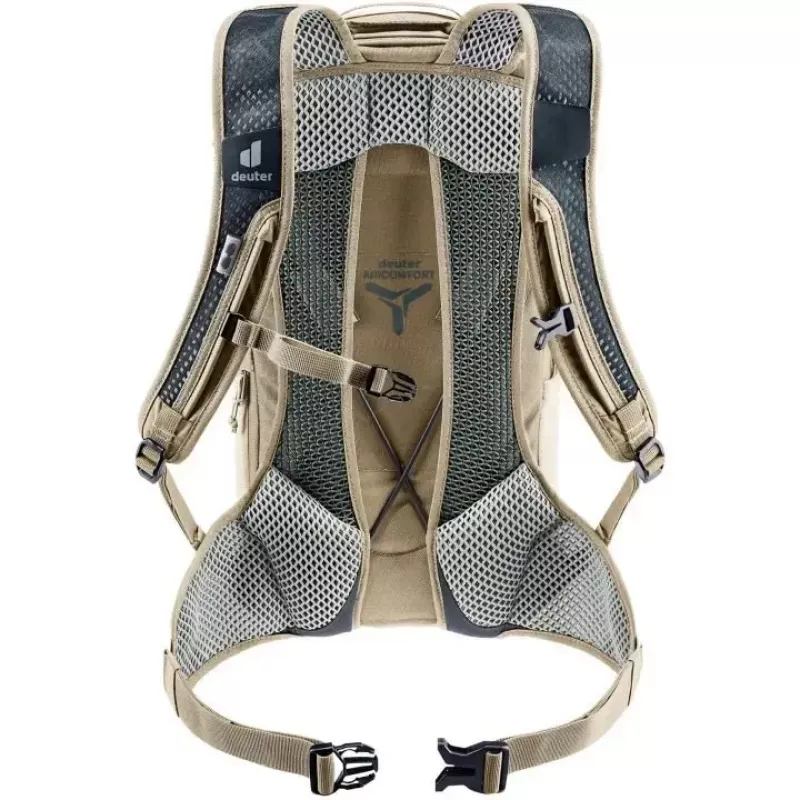 Fahrradrucksack DEUTER Race Air 10 — leichter 10-Liter-Fahrradrucksack, alu/Graustone