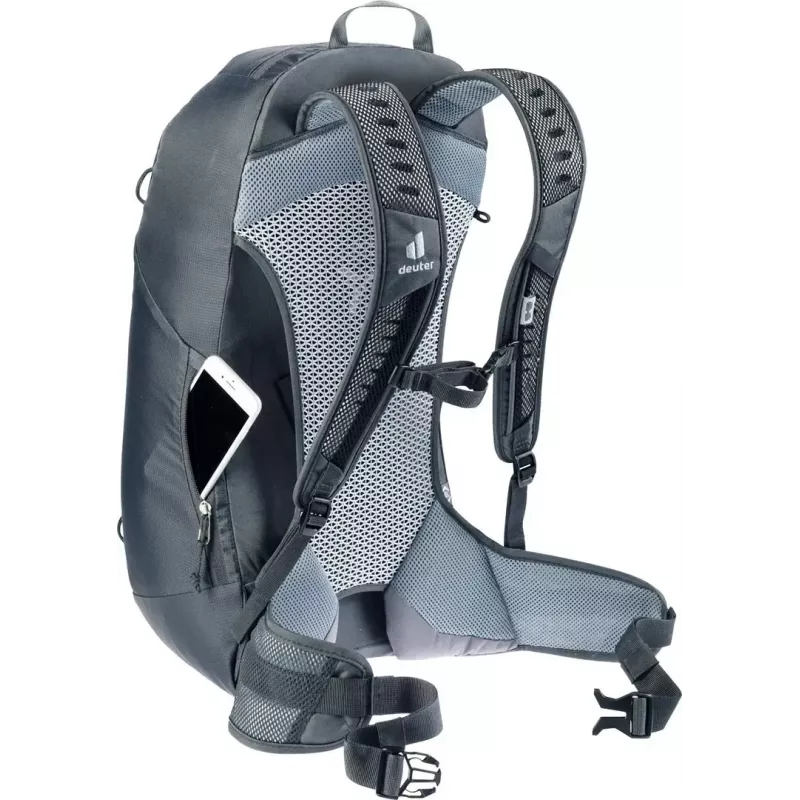 Rucksack DEUTER AC Lite 25 EL schwarz — belüfteter Tagesrucksack, 25 l Fassungsvermögen