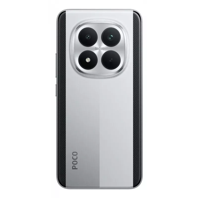Smartphone POCO M8 Pro 5G — 17,4 cm (6,83 Zoll) Display, Snapdragon 7s Gen 4, 8 GB RAM, 256 GB, 6500 mAh, Silber