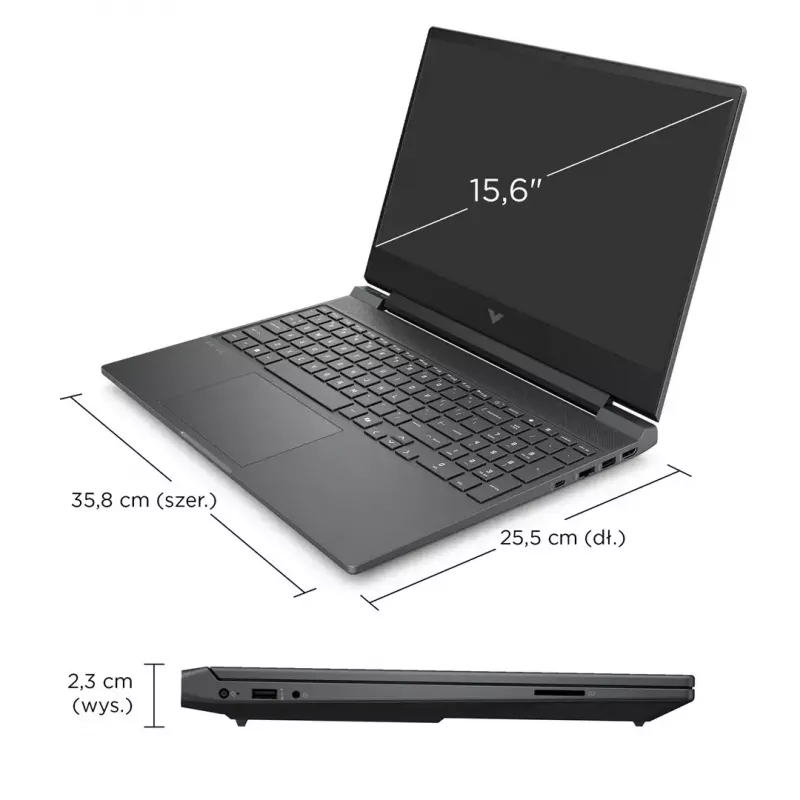 Laptop HP Victus 15-fb3231nw 15,6 Zoll Ryzen 7 7445HS 16GB 512GB RTX4050 Win11Home