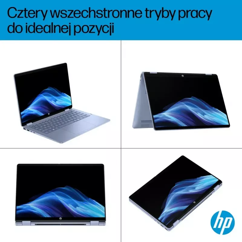Laptop HP OmniBook 5 Flip 14-fp0004nw 14 Zoll Core 5 120U 16GB 512GB Win11Home Sky Blue