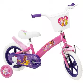 Kinderfahrrad HUFFY Disney PRINCESS 12 Zoll — 12-Zoll-Räder, Einganggetriebe, Stützräder inklusive